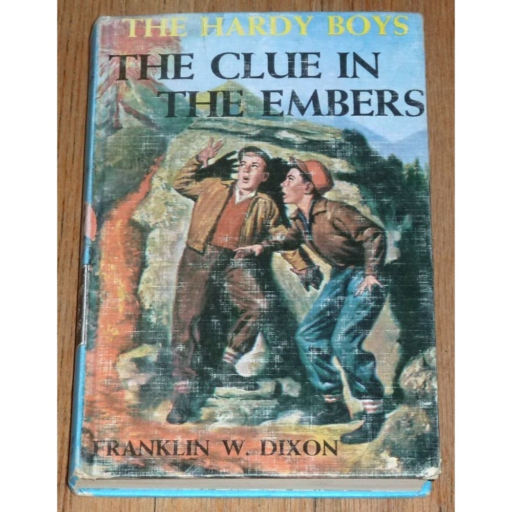 Hardy Boys Vintage #35 The Clue in the Embers HC by Franklin W. Dixon 1955